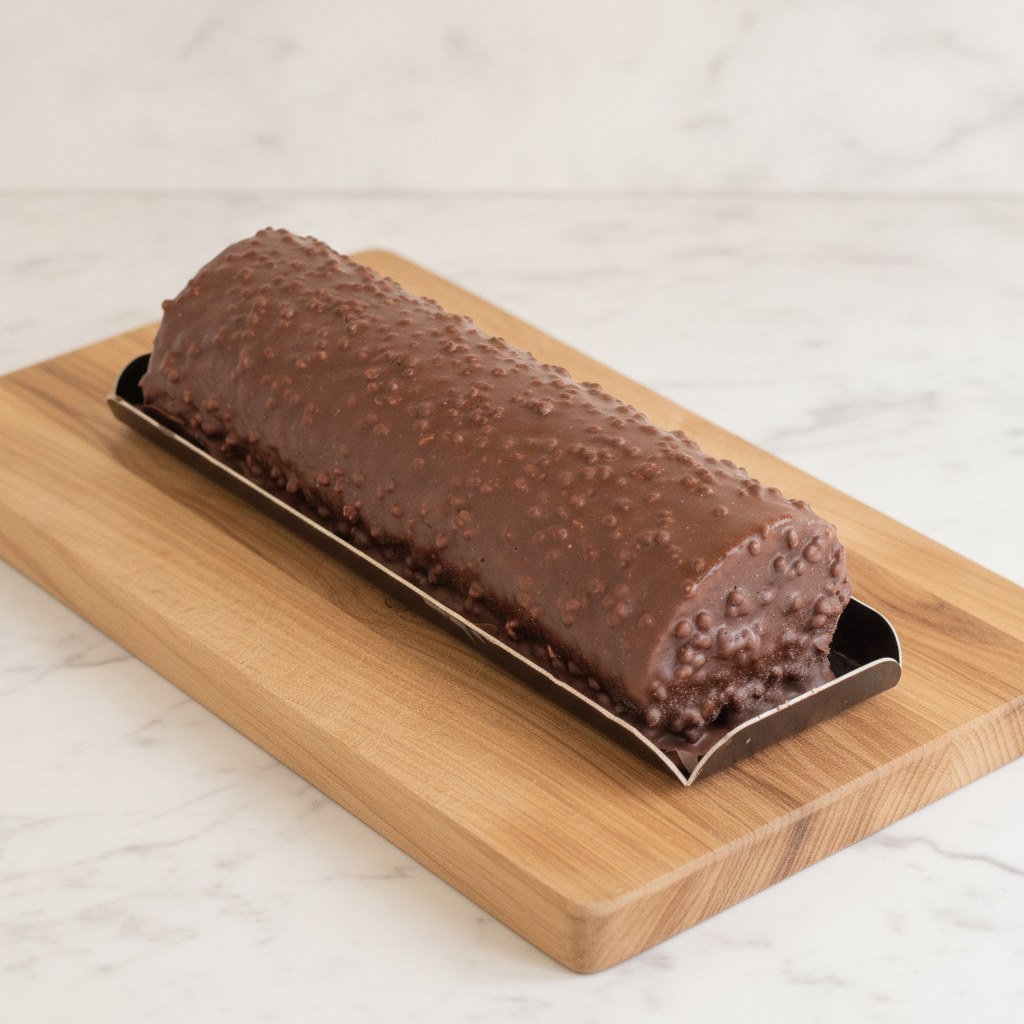 Braç de xocolata i crocant